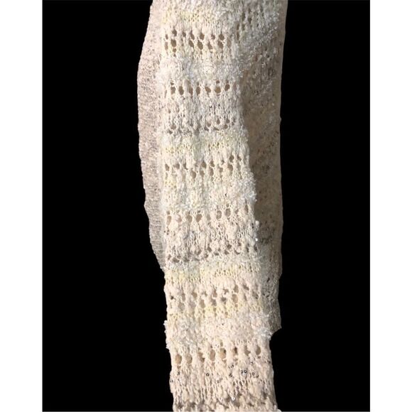 Anthropologie Knitted & Knotted Soubrette Marled Sequin Cardigan - Picture 8 of 12